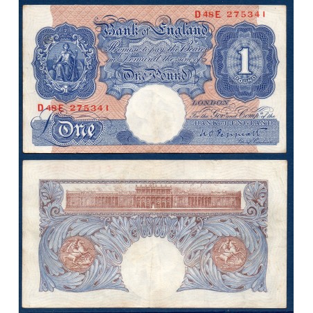 Grande Bretagne P.367 TTB billet de 1 pound 1940-1948 bleu