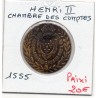 Jeton Henri II chambres des comptes 1555