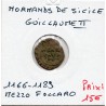 Italie Normands de Sicile Guillaume II Mezzo Follaro 1166-1189 Messine pièce de monnaie