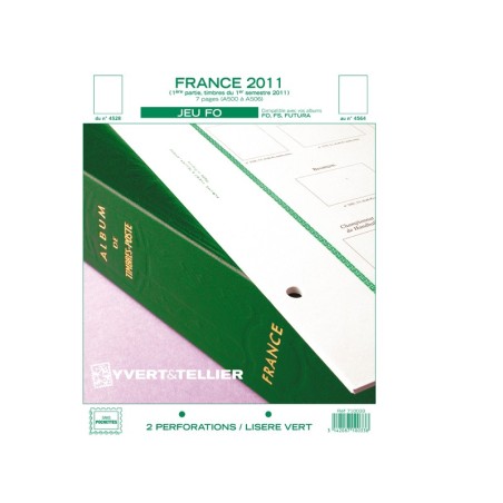 Feuilles France FO Yvert et Tellier