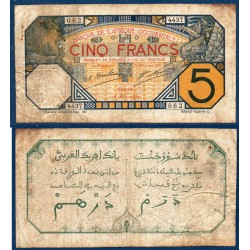 AOF P.5Bf, B Billet .de 5 Francs 16.5.1929 Dakar