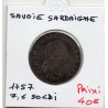 Italie Sardaigne Savoie 7.6 Soldi 1757, KM 44 pièce de monnaie