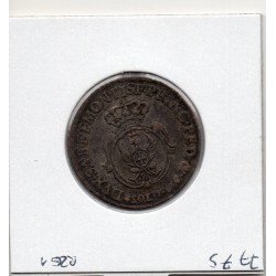 Italie Sardaigne Savoie 7.6 Soldi 1757, KM 44 pièce de monnaie