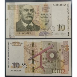 Bulgarie P.117c, Neuf Billet de 10 Leva 1999 Beron