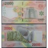 Afrique Centrale P.702, Neuf, Billet de 2000 Francs CFA 2020 perroquet