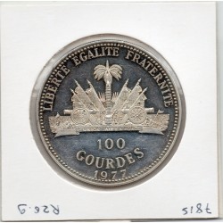 Haiti 100 gourdes 1977 Sup proof, KM 132 pièce de monnaie