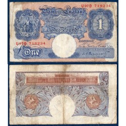 Grande Bretagne P.367 B billet de 1 pound 1940-1948 bleu