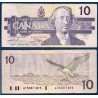 Canada P.96a, TB Billet de 10 dollar 1989 John Macdonald