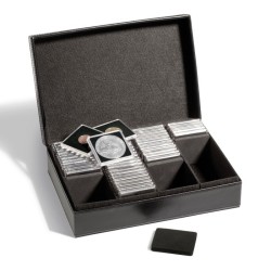 Coffret Presidio pour 100 capsules QUADRUM ou étuis Carton, noir