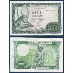 Espagne Pick N°151, TB Billet de banque de 1000 pesetas 1965