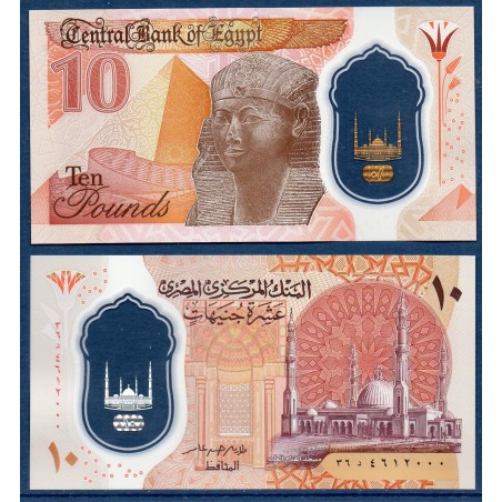 Egypte P.81, Neuf, Billet de 10 Pounds 2023 Hatchepsout