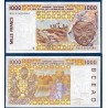 BCEAO P.711Kl Senegal, TTB, Billet de 1000 Francs CFA 2002 pilotis