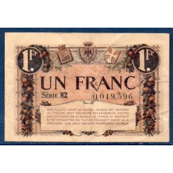 Nice et Alpes Maritimes 1 franc TTB 30.4.1920 Pirot 91.11 Billet de la chambre de Commerce