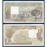 BCEAO P.106An Cote d'Ivoire, TTB Billet de 500 Francs CFA 1990 zébus