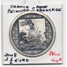 1 1/2 euro argent BE 2008 France Japon, peinture Française pièces de monnaies de Paris