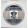 1 1/2 euro argent BE 2008 France Japon, Monnaie Kanei-Thuho pièces de monnaies de Paris