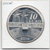 10 euros argent BE 2014, Le Normandie Pièces de monnaies de Paris