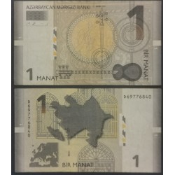 Azerbaïdjan P.31a, TB Billet de 1 Manat 2009 musique