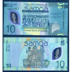 Samoa P.48a, neuf Billet de 10 Tala 2023 Rugby