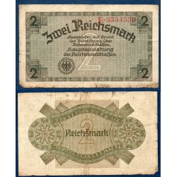 Allemagne P.R137a, B Billet de 2 reichsmark 1940 occupation