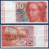 Suisse P.53d, TB, Billet de 10 Francs 1982 Leonhard Euler