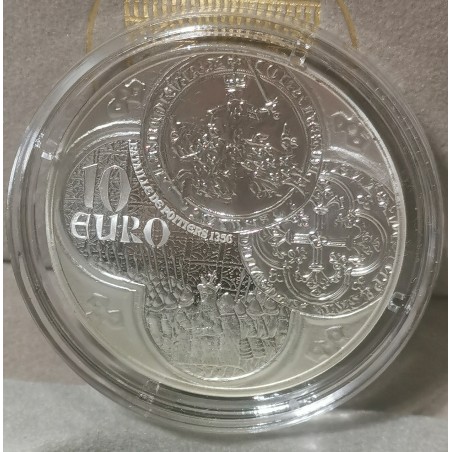 10 euros argent BE 2015 Semeuse, le franc à cheval pièces de monnaies de Paris