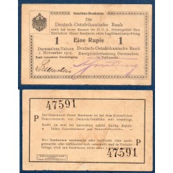 Afrique est Allemande P.9Ab, Sup, Billet de 1 Rupee 1915 série P