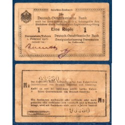 Afrique est Allemande P.19, TTB, Billet de 1 Rupee 1916 série M2