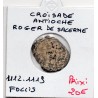 Croisade Antioche, Roger de Salerne 1112-1119 Follis au Christ