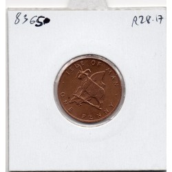 ile de Man 1 penny 1976 Spl, KM 33 pièce de monnaie