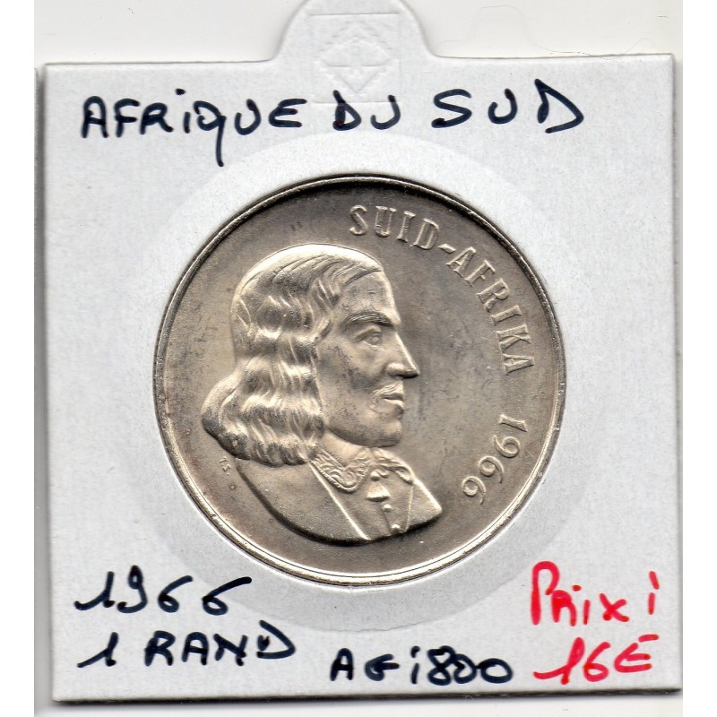 Afrique du sud 1 rand 1966 Spl KM 71.2 pièce de monnaie