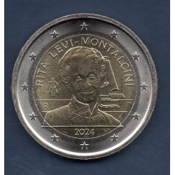 2 euro commémorative Italie 2024 Rita Levi piece de monnaie €