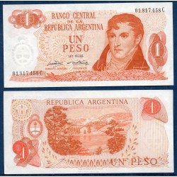 Argentine Pick N°287, Spl Billet de banque de 1 Peso 1970-1973