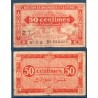 Algérie Pick N°100, TB Billet de banque de 50 centimes 1944