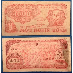 Viet-Nam Nord Pick N°58, TTB Billet de banque de 1000 dong 1950-1951