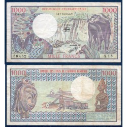 Centrafrique Pick N°10, Billet de banque de 1000 Francs 1981