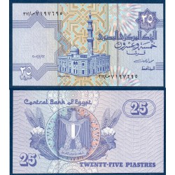 Egypte Pick N°57d, Billet de banque de 25 piastres 2002