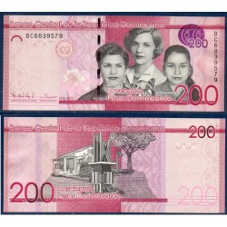 Republique Dominicaine Pick N°191b, neuf Billet de banque de 200 Pesos 2015