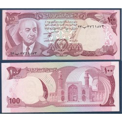 Afghanistan Pick N°50c, neuf Billet de banque de 100 afghanis 1977