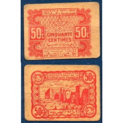 Maroc cherifien Pick N°41, TB Billet de banque de 50 centimes 1944