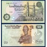 Egypte P.62p, Neuf, Billet de 50 piastres 2008 vert Mosquée