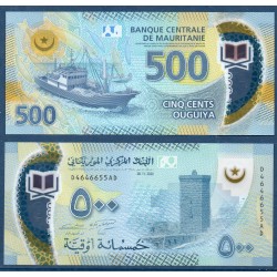 Mauritanie Pick N°25b, Neuf Billet de banque de 500 Ouguiya 2020