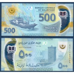 Mauritanie Pick N°25b, TTB Billet de banque de 500 Ouguiya 2020