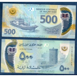 Mauritanie Pick N°25a, TB Billet de banque de 500 Ouguiya 2017