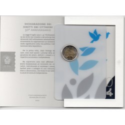 2 euro commémorative Saint Marin 2024 Déclaration droits civiques piece de monnaie €