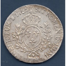 Ecu aux branches d'olivier de Bearn 1785 pau TTB+ Louis XVI pièce de monnaie royale