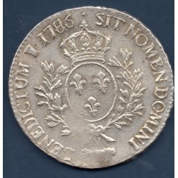 Ecu aux branches d'olivier de Bearn 1786 pau Sup- Louis XVI pièce de monnaie royale