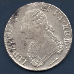 Ecu aux branches d'olivier de Bearn 1786 pau Sup- Louis XVI pièce de monnaie royale