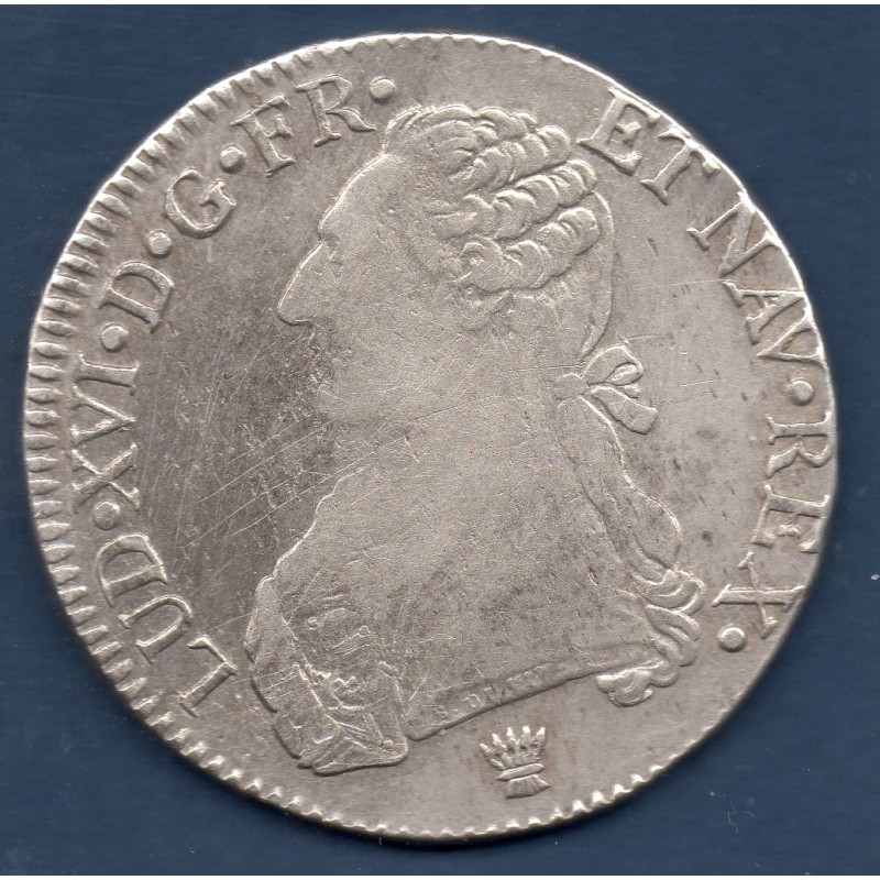 Ecu aux branches d'olivier 1778 I Limoges TB+ Louis XVI pièce de monnaie royale