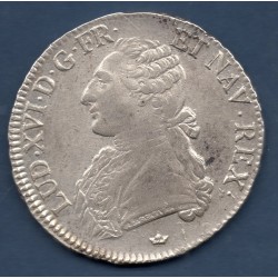 Ecu aux branches d'olivier 1786 M Toulouse TTB+ Louis XVI pièce de monnaie royale